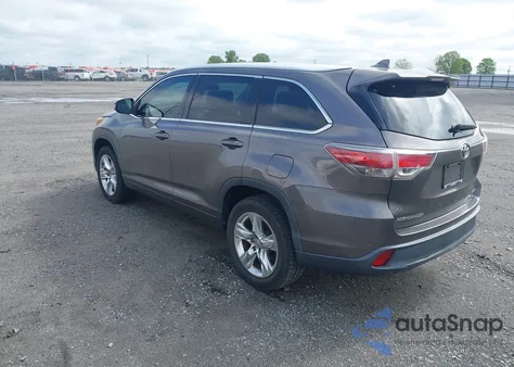 2015 Toyota Highlander Limited V6 from USA, damaged, VIN 5TDYKRFH0FS115864